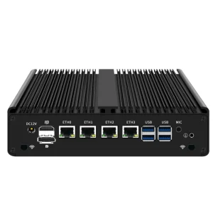 Mini PC Intel Core i7-8850U i5-8250U i3-7100U Multi Serial Port D-sub DB 9 Embedded Automation System Industrial Computer