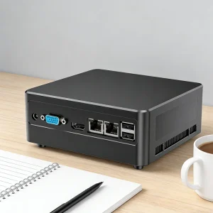 Mini PC N100 N150 Barebone Metal Shell Industrial Control Computer Fanless Intel Core I3 I5 I7 SSD+HDD DDR3 64GB Windows