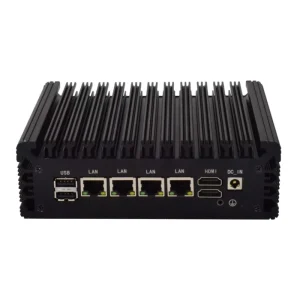Mini Pc Router 4*LAN 2*COM Industrial Pc Elkhart Lake J6412 DDR4 6*USB 2*HD 4*intel I210AT NIC Fanless Mini Compute