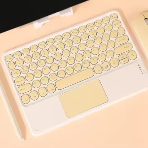 Mini Portable Wireless Blue Tooth Keyboard With Touchpad