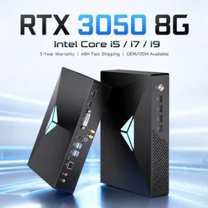 Mini Workstation PC Intel I9 9900T RTX 3050 8GB Independent Graphics 64GB DDR4 WiFi 6E Dual LAN Port Mini Gaming PC Windows 11
