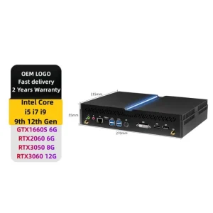 Minisforum Newest Intel Core I5 I7 I9 9th 12th Gen Processor CPU Wi-Fi DDR4 Win11 Barebone Desktop Mini Brand PC for Gaming