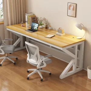 Modern Simplewith Management Holes Multiple Sizes Sturdy Writing Desk Workstation for Home Office Bedroom Study