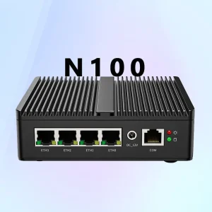 N100 Barebone 2.5G Intel Alder Lake 12th Gen Processor 16GB RAM DDR5 Fanless Soft Router Industrial Computer Mini PC