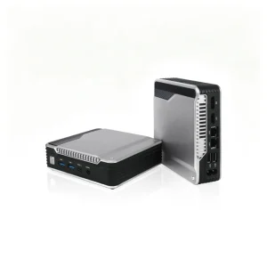 N150 Processor Mini PC Barebone Home Office Server Business Mini Gaming Computer Small Desktop Computer with Dual Display 2*LAN