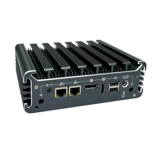 N3122 Fanless Mini PC DC Barebone 12V Linux Ubuntu Win 10 Embedded Mini PC Core I5 with Graphics Card mSATA