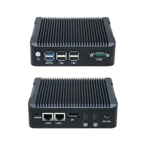 N5P Embedded Mini Industrial Computer Fanless Quad Core DDR3 SSD Intel HD Graphics Linux Industrial Host J3710 CPU
