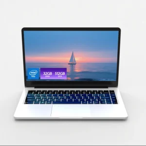 New 14 Mini Pocket Laptop 32GB DDR4 16GB RAM 2TB SSD Intel N95 Windows 11 IPS Panel English China Plug