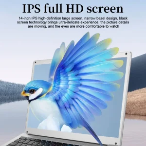 New 14-inch Quad-Core Business & Student Laptop Netbook Windows 10 Home EMMC Storage English Keyboard TN Panel CN Plug