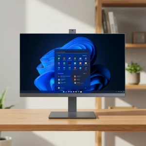 New 23.8″ 1080p IPS LCD Desktop Computer All in One Monoblock PC AIO Core I3 I5 I7 I9 Wi Fi 16GB DDR4 HDD SSD 512GB Home Office