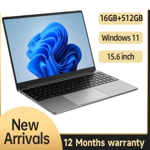 New Core I7 15.6 Inch Laptop Intel Ultra Thin Portable Student Business Office Laptop with Win11