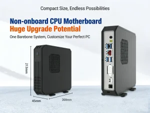 New Custom Compact Mini PC Barebone System with Intel Core I3 I5 I7 Windows 11 DDR4 SSD for Business and Home Use