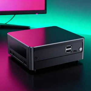 New Fanless Mini PC Barebone Industrial Computer Case with Wins 11 Linux SSD+HDD Storage Intel Core I3 I5 I7 Processor