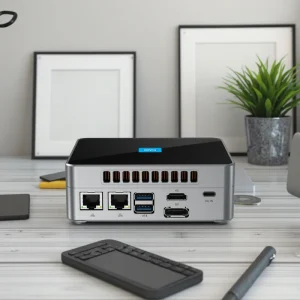 New Gaming Compact Mini Computer Intel Core I3 N305 Octa Core Octa Thread DDR5 RAM M.2 NVMe SSD Space Saving Office Mini PC