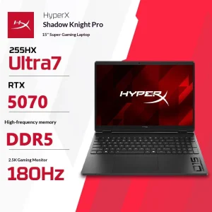 New HPs HyperX OMEN PRO15 AI Laptop Computer U7-255HX with 15.3in 16GB/32GB RAM 512GB/1TGB SSD RTX 5070 GPU Office Designer PC
