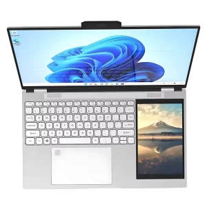 New High Configuration Business Laptop 15.6 + 7 Touch IPS 65Hz Dual Screen 16GB 1TB SSD Intel Celeron Win 10 11