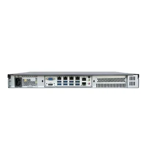 New Self-Activating 1U Server Quad Core DDR4 RAM Industrial Rack Computer SSD+HDD Storage GDDR4 Video Memory Linux 300W