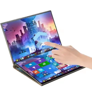New Slim Dual Screen Laptop Computer 16″ +16″ Touch Screen Laptop I7 13th 1360P Dual Touch Screen Business Gaming Laptop