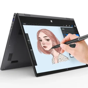 New YOGA Laptop 14.1″ IntelN100 OEM DDR4 180 Degrees Arbitrarily Rotating Stylus Touch Intelligent Business Learning Laptop