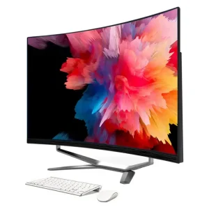 Newest Curved Flat LCD All in One PC Intel Core I3 I5 I7 Optional Screen DDR3 SSD Linux Dual Core Business Use Computer