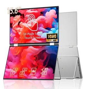 ODM 15.6 Inch 1080P Portable Monitor Touchscreen Laptop Extended Screen Triple Aluminum Alloy Monitor Portatil Laptop