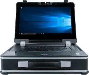 ODM/OEM 15.6 英寸便携式工业笔记本电脑 Intel I5/I7 处理器 指纹识别 AI 就绪型坚固型笔记本电脑