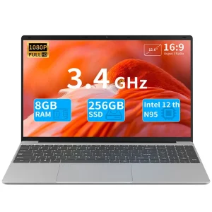 笔记本电脑 OEM 15.6 英寸 8GB 256GB SSD 英特尔赛扬处理器 N95 商务笔记本电脑