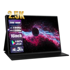 OEM 16 Inch Gaming 2.5k 144HZ IPS Laptop PC LCD Ultra Thin Portable Monitor