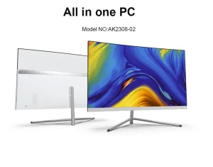 OEM 23.8 Inch All-in-One Business Desktop PC Core i7 10850H DDR4 6 Cores Monoblock Computer with LCD Display
