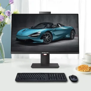OEM 24 Inch Office Desktop AIO PC Computer 2.0MP Camera WIFI Core I3 I5 Processor for Business
