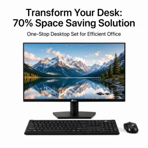 OEM 27 Inch Slim Frameless LED Monitor 16:9 VESA Mount HDMI VGA Eye Care Screen for Office School Computer Workstation