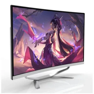OEM Custom Production 27inch Curved LCD IPS Dual Core All-in-One Computer Gaming PC I3 I5 I7 SSD