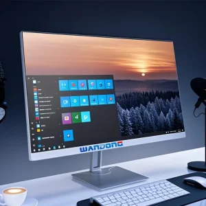 OEM Desktop Computer Set All in one PC 24inch Core I5 8GB RAM 128GB SSD AIO Monoblock Barebone All in One Computer