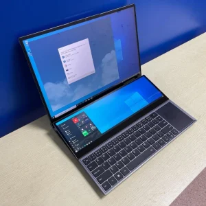 OEM Double Screen 16+14 Inch Laptop Computer Touch Screen Core I7 Laptop for Company Meeting