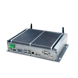 OEM Fanless J6412 J4125 Core i3 i5 i7 Barebone Dual LAN Dual RS232 DP Port Gamer POE Rugged Industrial Mini PC