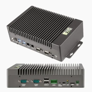 OEM Fanless Rugged Industrial Mini PC with Intel I3 I5 I7 8GB RAM 128GB HDD LAN 4 USB Aluminum Alloy Construction