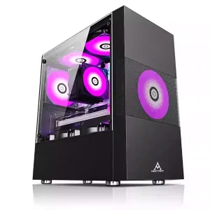 OEM Gaming Desktop PC I7 Processor DDR4 8G RAM 512G SSD ATX Aluminum Case Black White