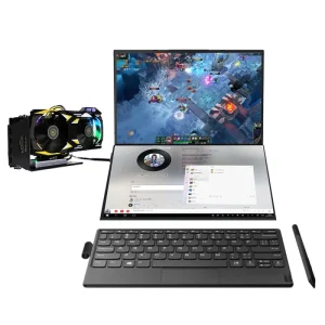 OEM I7 Laptop Duo 16 Inch Touch Display 1TB 2TB 4TB SSD Intel Core I7-1360P Dual Screen Touch Laptop