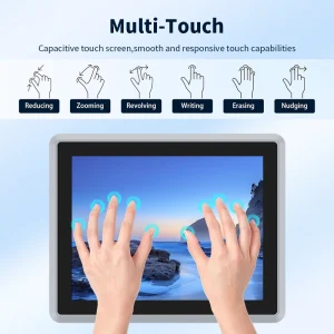 OEM Industrial Panel PC 12.1 Inch Capacitive Touchscreen IP65 Dual LAN Window Linux All-in-One Fanless Barebone