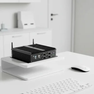 OEM Industrial Pc I3 I5 I7 Mini Pc Fanless Industrial Mini PC 6com 2*LAN HD+VGA DDR4 Barebone Host PC 8 USB for Office Mini Pcs