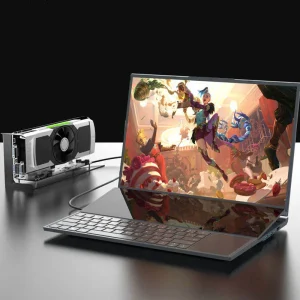 OEM Laptops 16″ +14″ Dual Screen Gaming Notebook Computer Core i7-9750H 16GB RAM 512GB SSD Touch Dual Screen Business Laptop