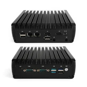OEM ODM Intel N100 N95 N150 CPU Mini PC DDR4 2LAN 2COM 6USB 7*24hour Working NUC Fanless Industrial PC Computer