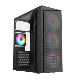 OEM ODM Mid Tower Gamer PC Cabinet ATX M-ATX Computer Case Towers PC Gaming Case for Desktop