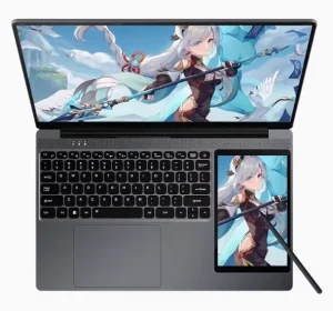 OEM Ultra-Thin Laptop DDR4 16Gb Intel N100 4 Cores Student Dual Screen Laptop BT4.2 15.6Inch Portable Business Office Laptop