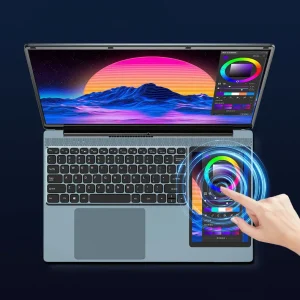 OEM ZBOOK Pro 15.6 Inch + 7 Inch Touch Dual Screen Double Monitor 16GB 1TB SSD Intel Celeron Processor N5095 Business Laptop