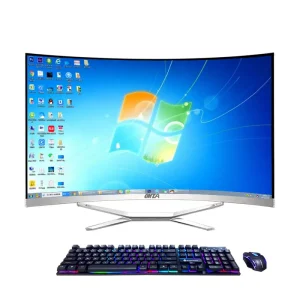 OEM custom Production All in One Computer 23.8 27 32 inch Game Integrated Card Desktop All in one PC