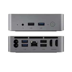 OUMAX Mini PC Desktop Mini Computer 11th Gen Quad Core N5095 8G DDR4 RAM 128G 256G SSD RJ45 4K UHD Dual for Home Office