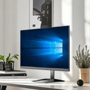 Oem Ordinateur Bureau Touch Screen Core I3 I5 I7 Computer Barebones Aio Pc All in One Computers for Office 24 Inch Black SSD IPS