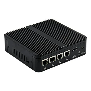 Office Desktop Computer Intel I211 I210 4 Ethernet RJ45 Lan Mini PC Intel J4125 Fanless Mini Computer