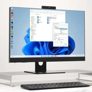 Office Slim Computer AIO PC Desktop 23.8 Inch Business Monoblock Complete Intel Core I5 SSD HDD Windows 10